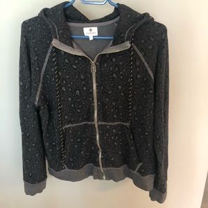Sundry Animal Print Hoody